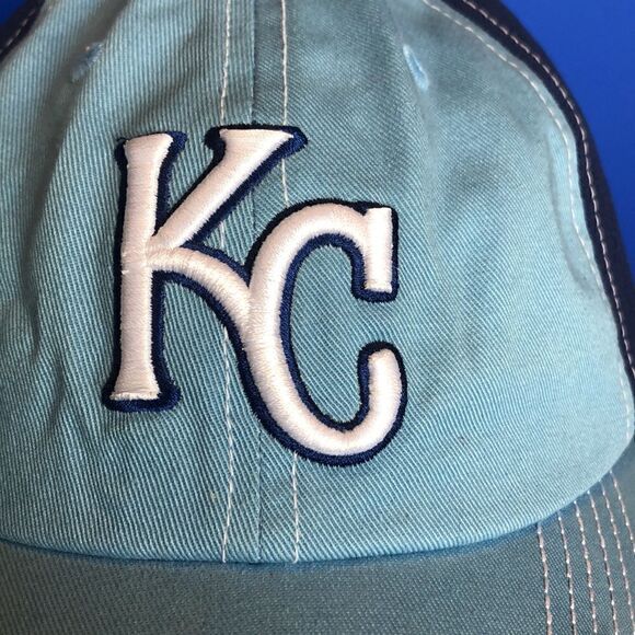 KC Royals Adjustable Two-Tone baseball cap NWOT - Picture 3 of 9